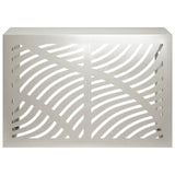 Air Conditioner Cover Silver 90 x 40 x 60 cm Stainless Steel 8014098