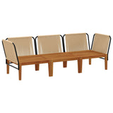 3 pcs Solid Acacia Wood & Rope Natural 3407774