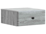Wall-Mounted Bedside Cabinet 2 pcs Grey Sonoma Engineered Wood 899118