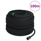 Garden Soaker Hose Black 0.6" 100 m Rubber 155875