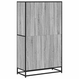 Bookcase Grey Sonoma 80.5x35x139 cm Engineered Wood 3300848