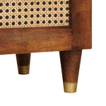 Bathroom Furniture with Door 3 pcs 38 x 33 x 160 cm Solid Mango Wood 3310172