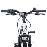 Mountain Bike 24 Inches 6-Speed for 8-12 Years Old White 42009741