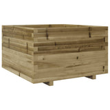 Garden Planter 80x80x49.5 cm Impregnated Wood Pine 3282533