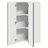 Wall Corner Cabinet PORTO Black 57 x 57 x 100 cm 885516