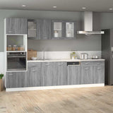 Drawer Bottom Cabinet "Lyon" Grey Sonoma 40x46x81,5 cm Engineered Wood 815571