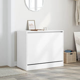 Shoe Cabinet White 80x42x69 cm Engineered Wood 840001
