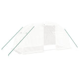 Greenhouse with Steel Frame White 8 m 4x2x2 m 364083