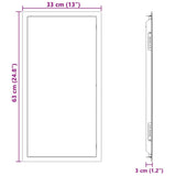 Access Panel White 63 x 33 x 3 cm Steel 42010256