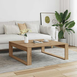 Coffee Table Artisan Oak 100x100x35 cm Engineered Wood 856691