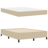 Bed Frame with Mattress Light Green Grey 160 x 200 cm Fabric 3399134