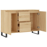 Sideboard Sonoma Oak 101.5x35x70 cm Engineered Wood 827215