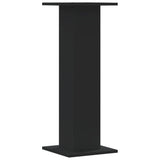 Plant Stands 2 pcs Black 30x30x80 cm Engineered Wood 3307865