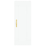 Highboard White 34.5x34x180 cm Engineered Wood 3200433