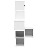 Wall Corner Shelf White 48 x 48 x 120 cm Engineered Wood 8012228