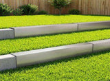 Garden Cover Profile 10 pcs 100 x 20 x 15 cm Stainless Steel 8012985