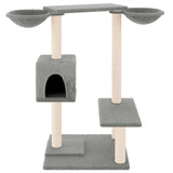 Cat Tree with Scratching Posts Light Grey 82 cm 171760
