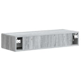 Wall-Mounted Side Table Grey Sonoma 87.5 x 34.5 x 17 cm 899181