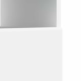 LED TV Cabinet White Engineered Wood 897645