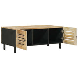 Coffee Table Natural 100 x 54 x 40 cm Solid Mango Wood 4018856