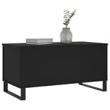 Coffee Table Black 90x44.5x45 cm Engineered Wood 830981