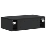 Wall-Mounted Side Table Black 59 x 34.5 x 17 cm Engineered Wood 898996
