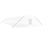 Greenhouse with Steel Frame White 108 m² 18x6x2.85 m 3188123