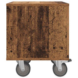 Bedside Table Old Wood 40.5 x 40 x 48 cm Engineered Wood 891068