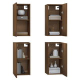 TV Cabinets 4 pcs Brown Oak 30.5x30x60 cm Engineered Wood 3120328