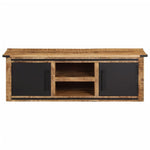 TV Cabinet with Doors 105x35x36 cm Solid Wood Mango 374062