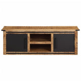 TV Cabinet with Doors 105x35x36 cm Solid Wood Mango 374062