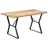 Dining Table 140x80x76 cm Solid Mango Wood 247947