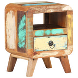 ZNTS Bedside Cabinet 30x30x41 cm Solid Reclaimed Wood 321615