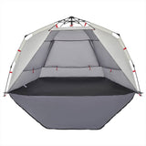 Beach Tent 3-Person Grey Quick Release Waterproof 4005313