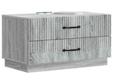 Bedside Cabinet Grey Sonoma 62 x 34.5 x 44.5 cm Engineered Wood 895241