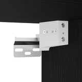 Wall Mounted Cabinet 2 pcs Black oak 69.5 x 34 x 90 cm 3334307