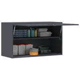 Wall Cabinet for Garage with Gas-lift Door Anthracite 883262