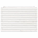 Garden Planter White 70x40x45.5 cm Solid Wood Pine 847264