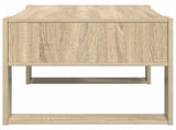 Coffee Table Sonoma Oak 92 x 53 x 45 cm Engineered Wood 8000094