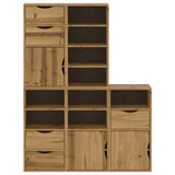 Side Cabinets 5 pcs ODDA 40x24x79 cm Solid Wood Pine 3365366