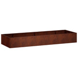 Retaining Wall 8 pcs 300 x 100 x 50 cm Weathering Steel Rusty 3449260