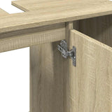 Bathroom Cabinet Sonoma Oak 80x33x60 cm Engineered Wood 849680