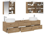 Bathroom Furniture Set 5 pcs Artisan Oak 3406998