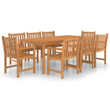 Garden Dining Set Warm Teak 3059948