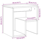 Bedside Cabinets 2 pcs Artisan Oak 40x30x40 cm Engineered Wood 856529