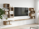 Wall-Mounted TV Shelf Artisan Oak 200 x 15 x 94 cm 8012307