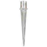 Ground Spikes 6 pcs Silver 12x91 cm Galvanised Steel 145434