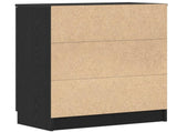 Sideboard Black Oak 60 x 30 x 70 cm Engineered Wood 862086