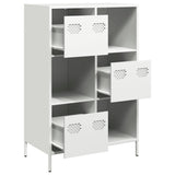 Highboard White 68x39x103.5 cm Steel 851411