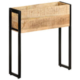 Planter 60x20x68 cm Rough Mango Wood 321941